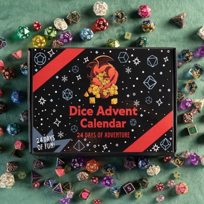 2025 Random Dice Advent Calendar, Christmas Mystery Dice Box, Christmas Countdown Surprise, Mystery Dice Blind Bag, Christmas Gift, Dice Gift