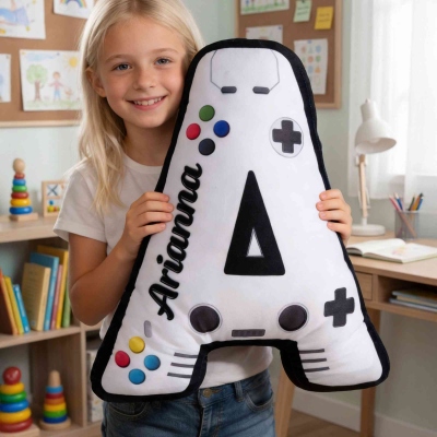 Alphabet pillow