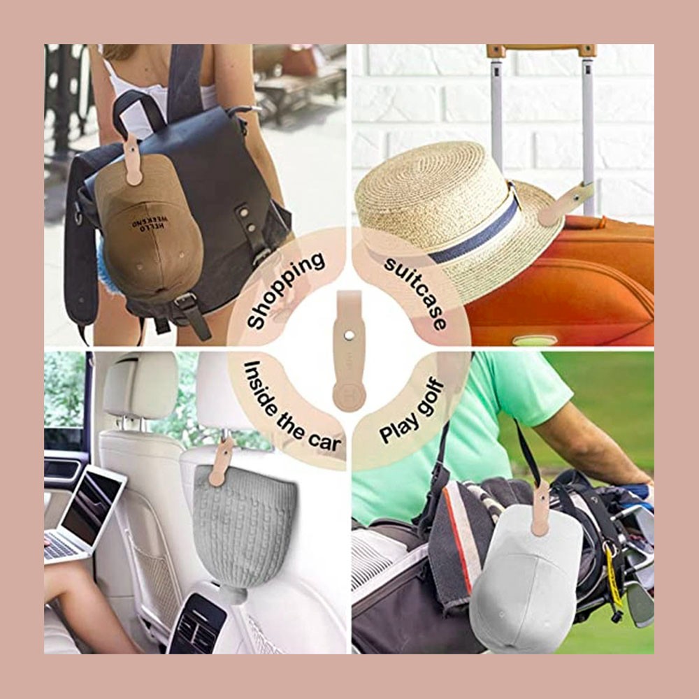 Custom Hat Clip for Travel, Strong Hat Holder for Bags