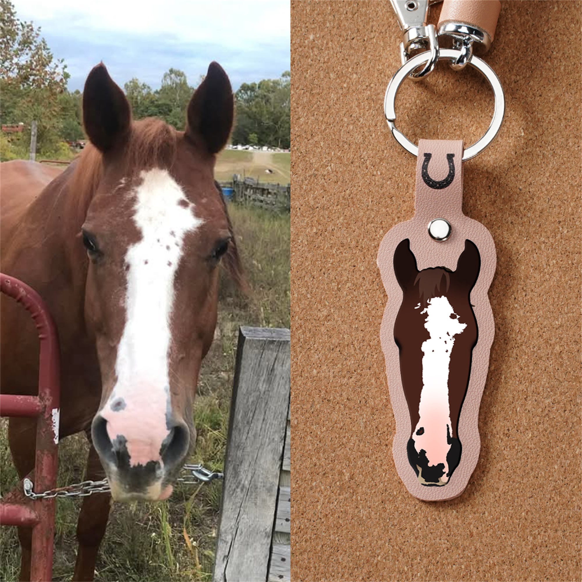 Portachiavi Per Amanti Di Cani E Cavalli | Inciso 'I'm A Dog And Horse Kind Of Girl' | Regalo In Acciaio Inossidabile Per Donne E Ragazze