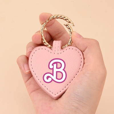 (Set of 2pcs)Personalized Handcrafted Pink Doll Pink Love Hat Clip, Leather Magnetic Attraction Storage Clip, Travel Accessory, Summer Gift for Woman/Girl