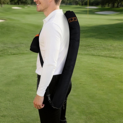 Personalized Name Beer Sleeve, Canvas Golf Beer Can Bag, Can Carrier Bag, Fathers Day/Birthday/Anniversary Gift for Dad/Grandpa/Husband/Boyfriend