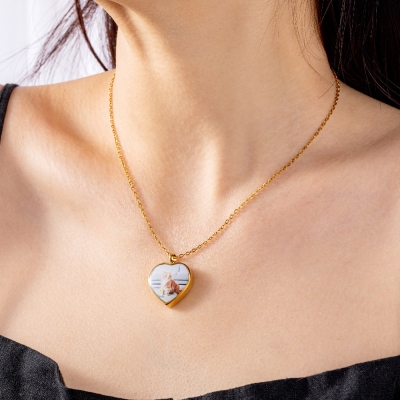 ashes necklace for dog