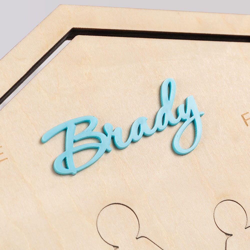 Personalized Wooden Key Holder for Wall, Custom Family Key Hanger, Wood Key Rack Organizer, Entryway Key Holder, Keyring Hanger, Keyring Holder