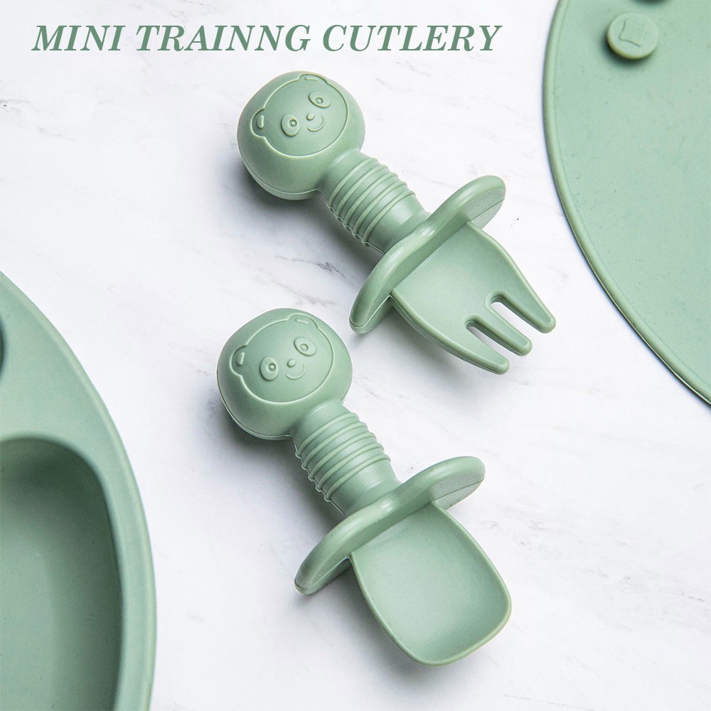 Personalized Engraved Crab Suction Plates for Baby, Silicone Bib & Bowl