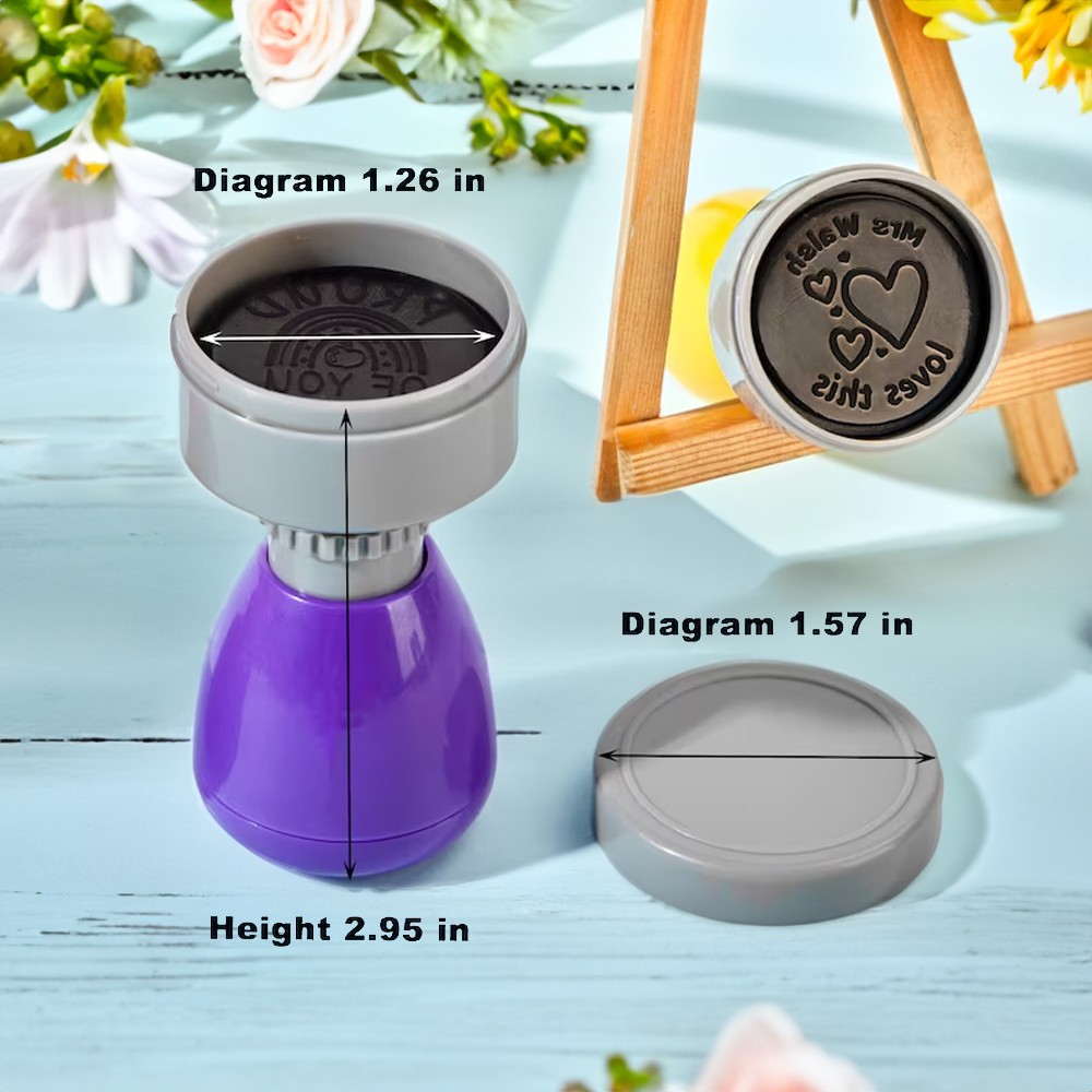 Custom Teacher Stamps for Classroom, Logo Stamps for Homework Grading