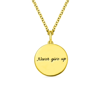 Engraved Basketball Necklace with Number And Birthstone in Gold