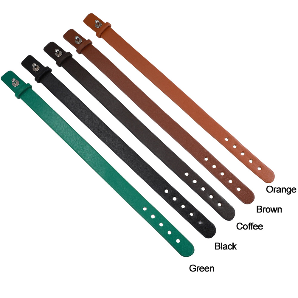 Personalized Men's Leather Bracelet