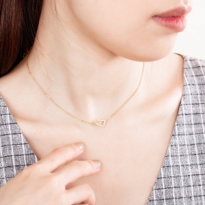 Dainty Sterling Sliver Tooth Necklace
