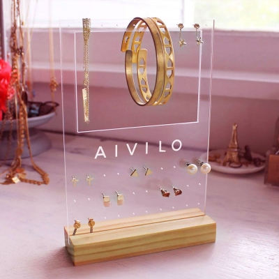 2 Présentoirs Acrylique Transparent Pour Livres/albums - 14,5x10,5x10 Cm | Pour Vitrine, Bureau, Exposition