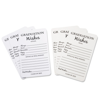 Graduation Wishes Cards, Set of 15pcs, Advice Cards for Graduation Parties, Graduation Party Decorations, Graduation Gifts, Gifts for Graduates