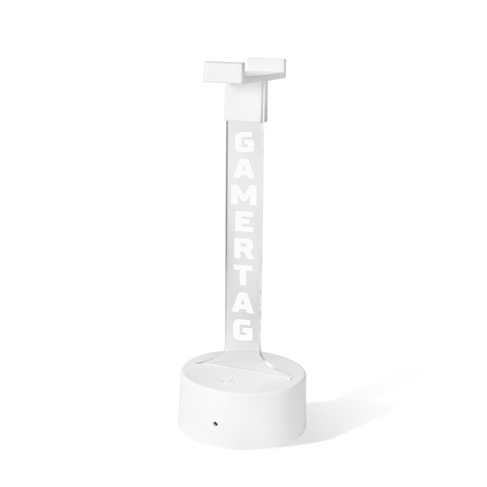Personalized Gamertag Headphone Stand, Gift for Gamers, Gaming Accessories, Any Username/Multi-Color, Gift for Dad/Men/Boyfriend