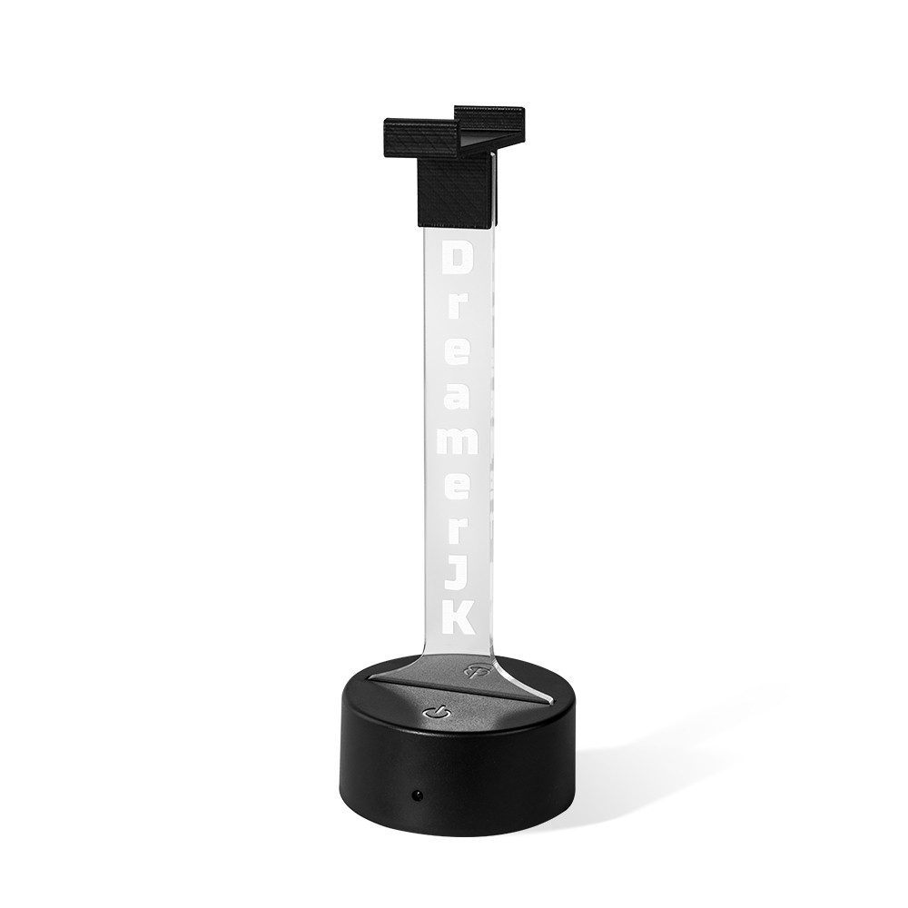 Personalized Gamertag Headphone Stand, Gift for Gamers, Gaming Accessories, Any Username/Multi-Color, Gift for Dad/Men/Boyfriend