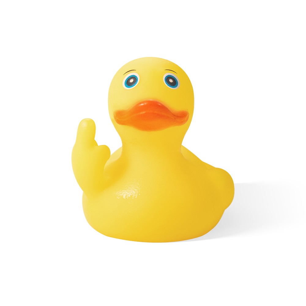 middle finger duck