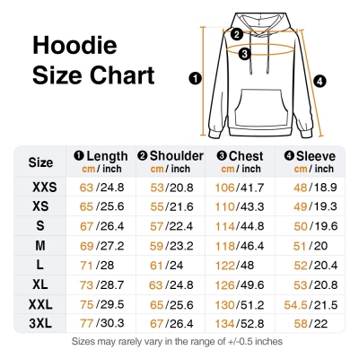 hoodie size