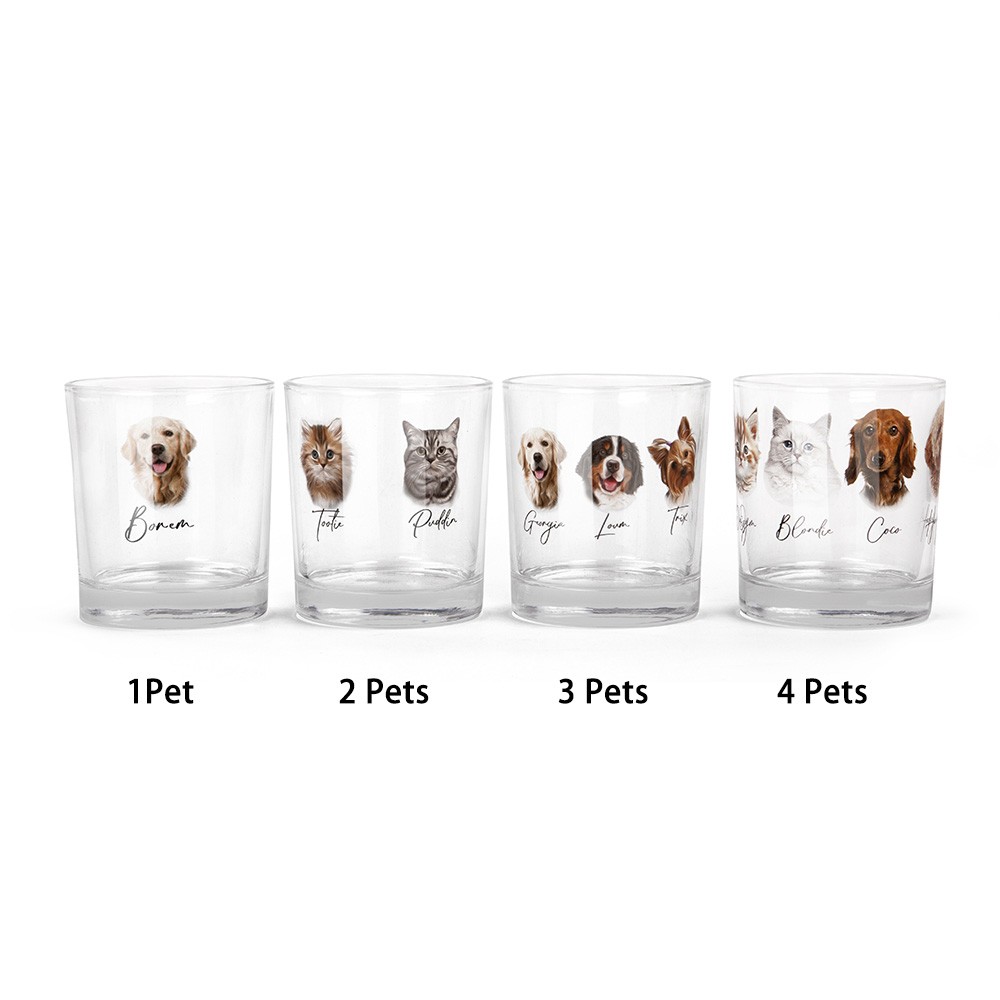 Pet Photo Whiskey Glass