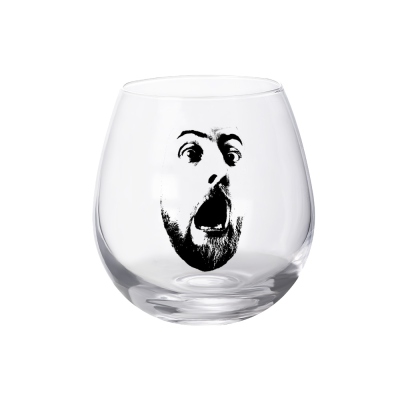 Custom Face Expression Wine Glass with Personalized Quote, Funny Customizable Stemless Wine Glass, Unique Gift for Wine Lovers, Gift for Friends and Family