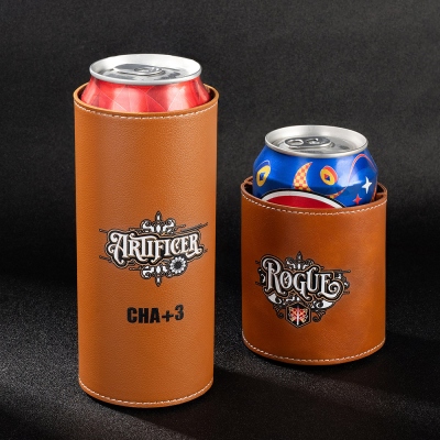 Custom Name DND Classes Funny Can Sleeve, Water Cooler, Can Cooler, Beer Cooler, Beer Holder, Beer Sleeve, Bottle Sleeve, DND Gift for Beer Lover