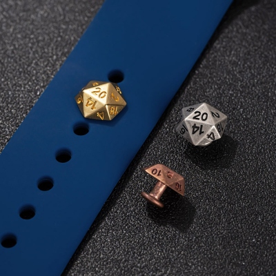 DND Antique D20 Dice Watch Charms, Smart Watch Accessories, Watch Band Accessories, Watch Band Charm, Watch Stud, Watch Charm Pendant, DND Gifts