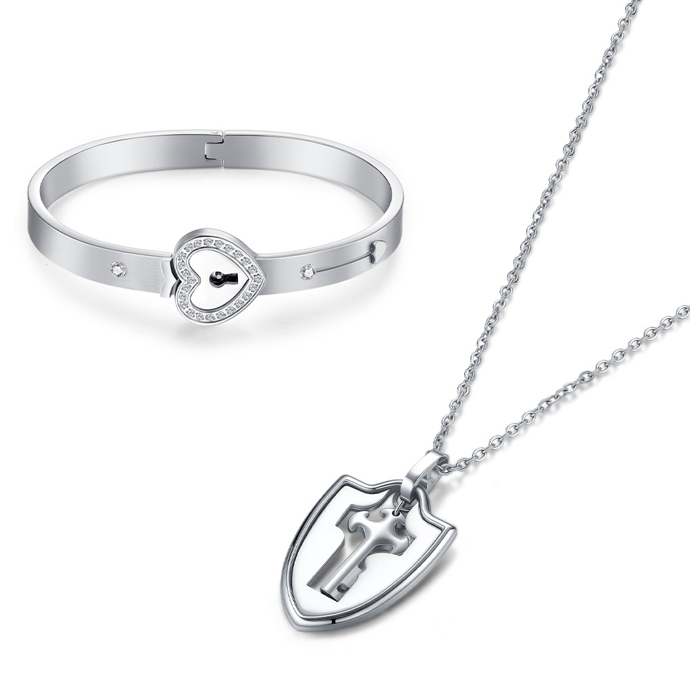 bangle and necklace set