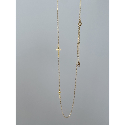 Sterling Silver 925 Cross Pendant Necklace, Delicate Cable Chain Religious for Women, Everyday Elegant Jewelry, Birthday/Christmas Gift for Her/Mom