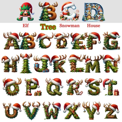 weihnachtsbaum-alphabet