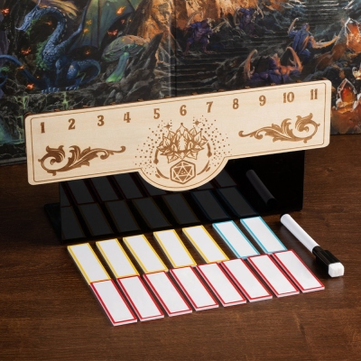 DND Initiative Tracker with Wipeable Markers, Combat Initiative Tracker, DND Gifts