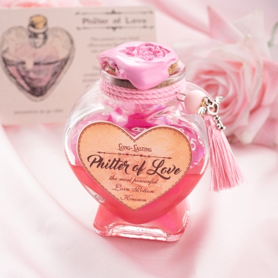 DND Amortentia Decorative Love Potion Bottle, DND Wondrous Item, Pink Potion Bottle, Halloween Decor, Table Decor