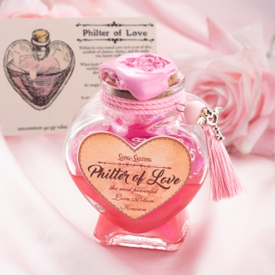 DND Decorative Love Potion Bottle, DND Wondrous Item, Pink Potion Bottle, Valentine's Day Gift for DND Lovers