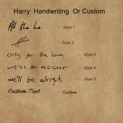 Harry Styles TPWK Ring with Customed Engraving