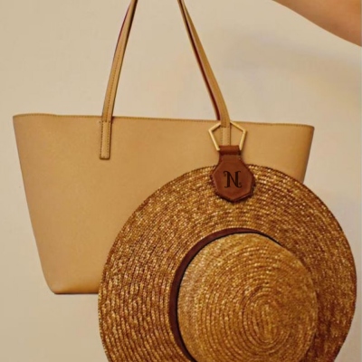 (2 pcs)Custom Initial Travel Hat Holders