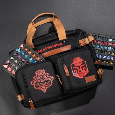 Personalized Bag of Holding, TTRPG Travel Bag, DND Bag for Miniatures, DND Books Bag, Dice Bag, Gm Screen, Battle Maps, DND Gift for DND Players