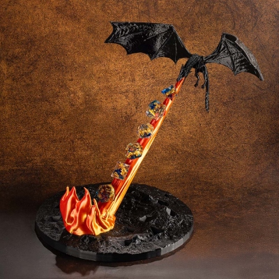 3d Printed Fire Dragon Dice Holder, DND Dice Set Display, Dice Display, Tabletop Dragon, Dice Stand, Tabletop Dragon Gifts, DND Gifts