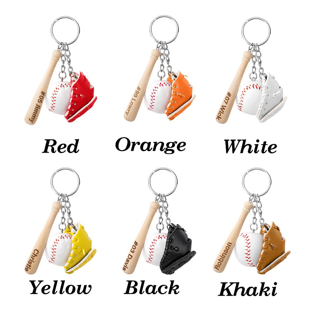 Porte-clés de base-ball
