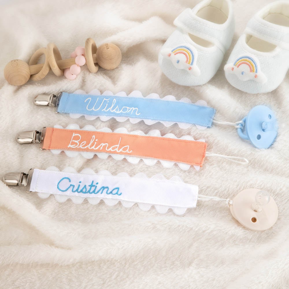 Personalized Name Baby Pacifier Clip