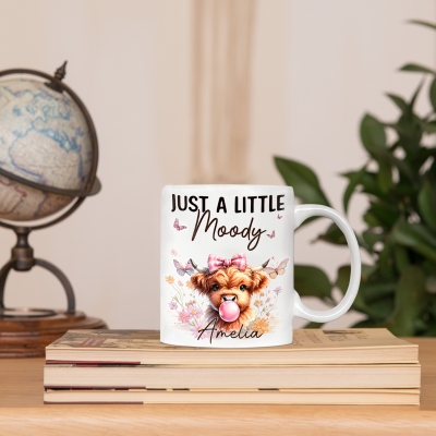 Personalized Highland Cow Coffee Mug