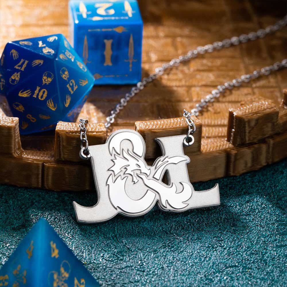 D20 Necklace Dice Charm Necklace-Doldols