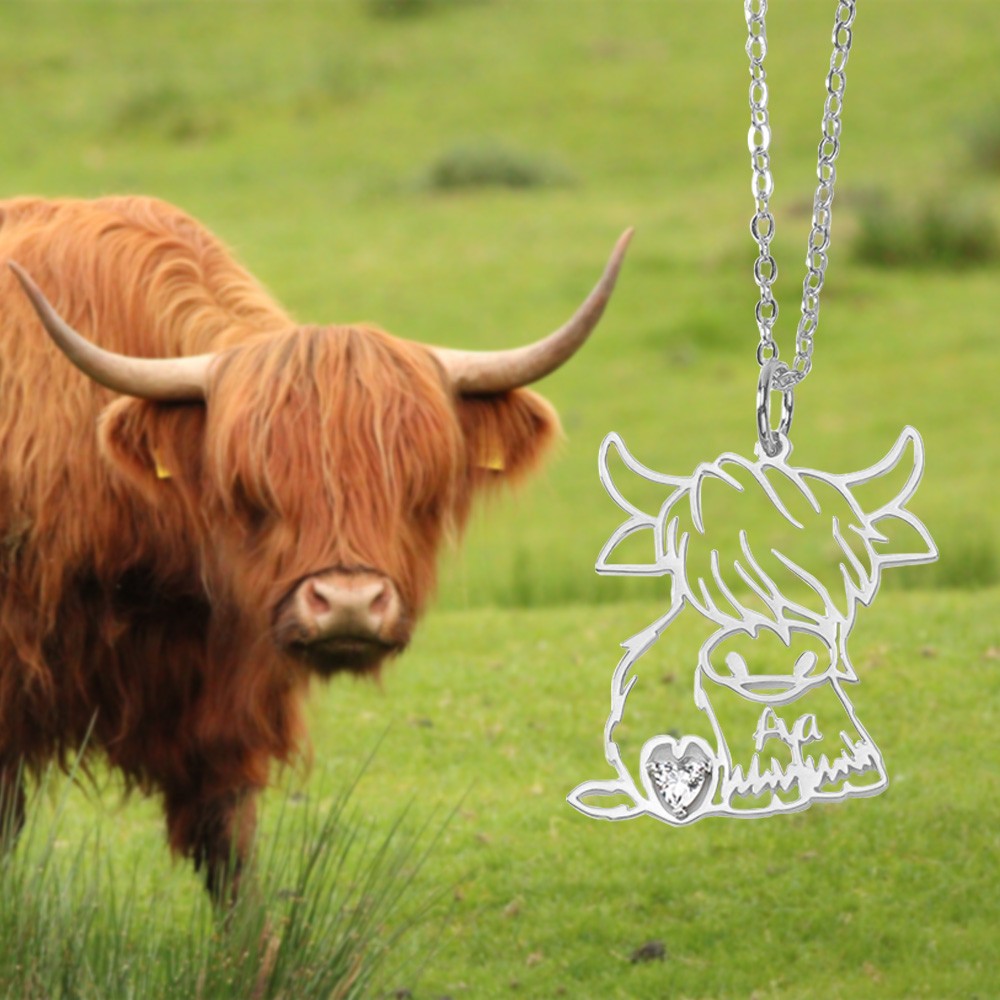 highland cow jewelry