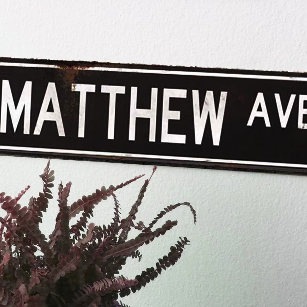 street signs customized