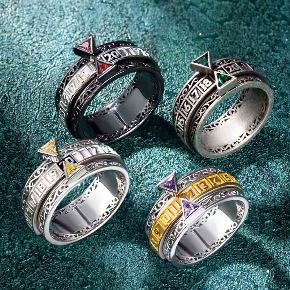 Hot selling Micro set Rotating Ring Ladies Light Luxury - Temu