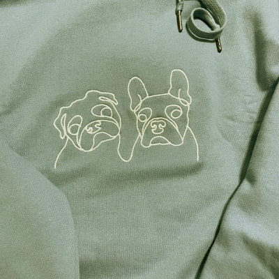 Gepersonaliseerde huisdier foto sweatshirt, aangepaste hond/kat sweatshirt, hoodie, dierenaccessoire, huisdierherdenkingsgeschenken, cadeaus voor dierenliefhebbers/hondenmoeder