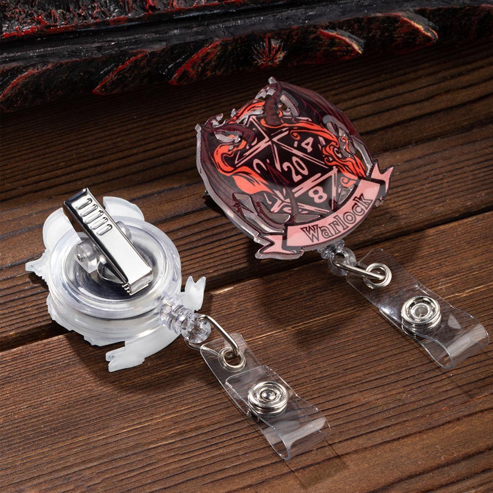 DND Classes Badge Reel, Badge Reel Retractable Holders For DND