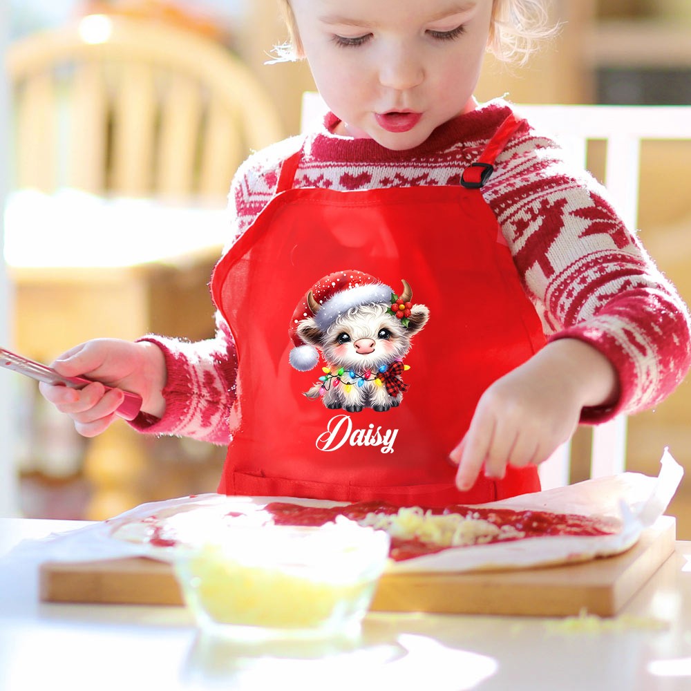 personalized cartoon apron