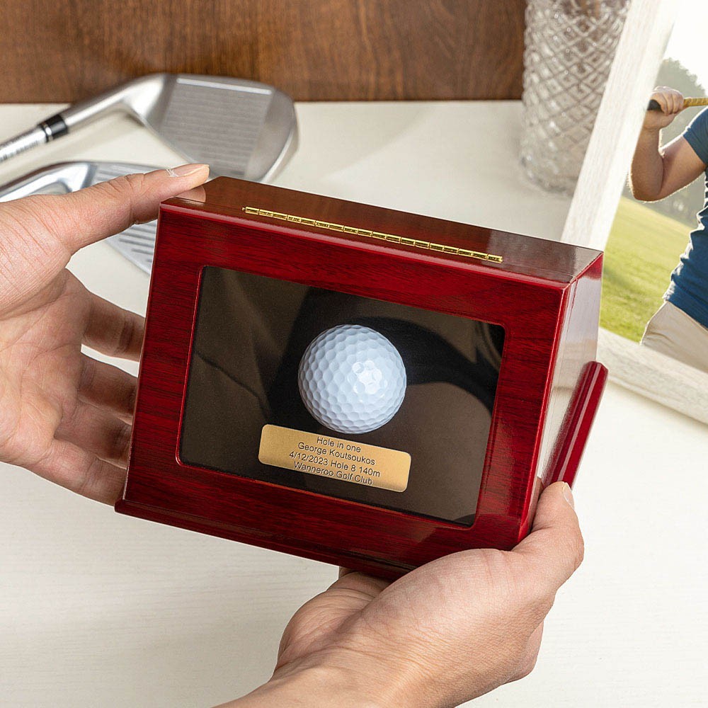 golf ball display case