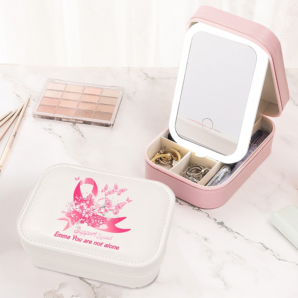 LED makeup mirror box