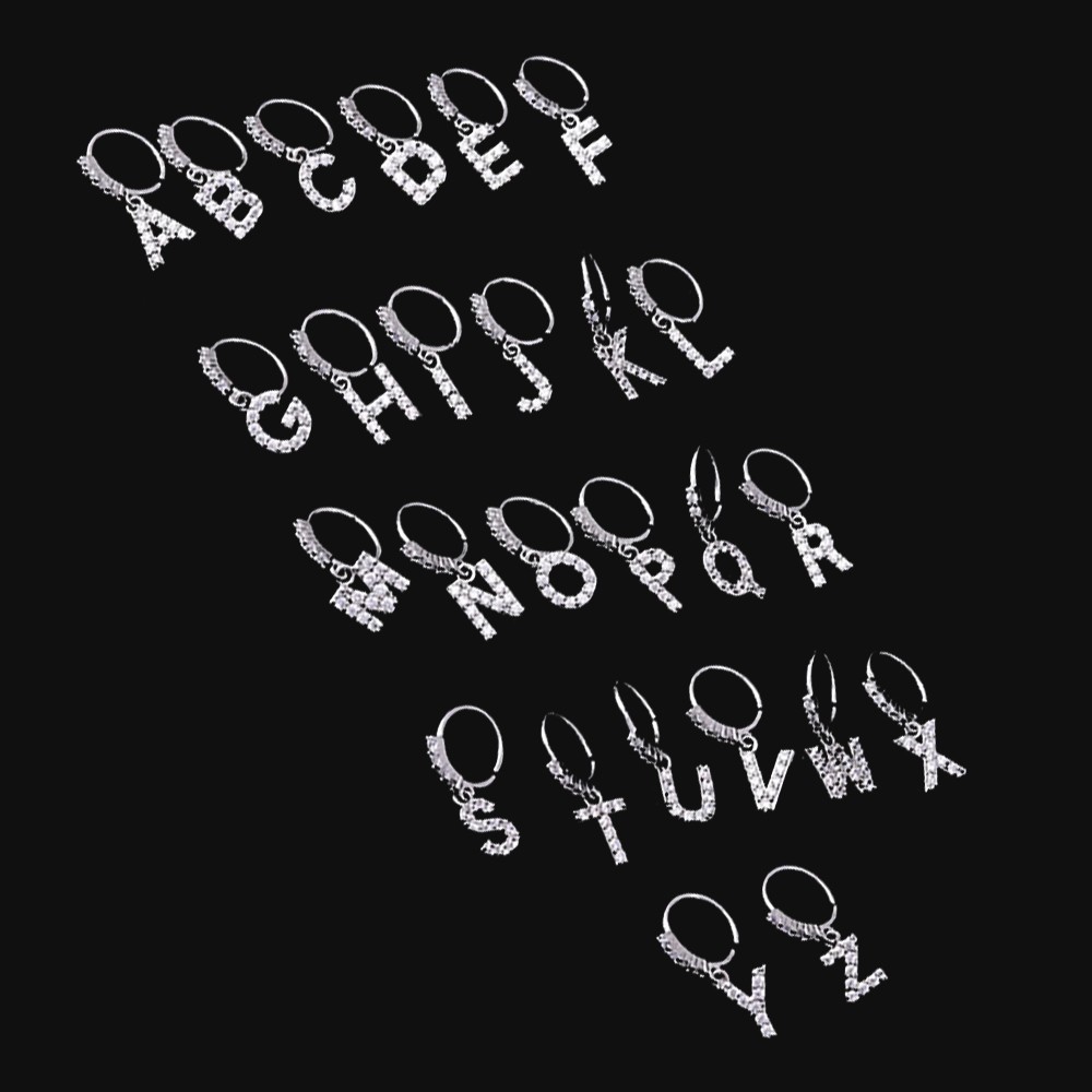 alphabet nose ring