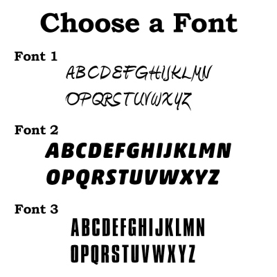 font