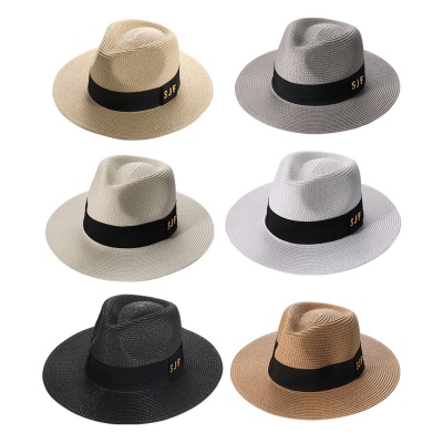 Custom-designed Initials Panama Hat