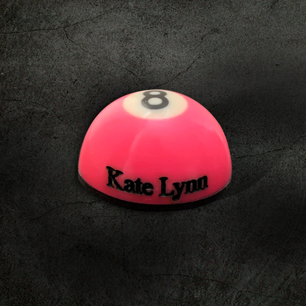 Pocket Marker for Billiards, Small Half Ball with Rubber Base