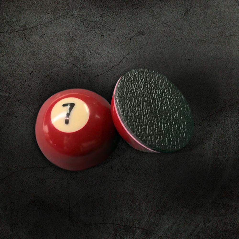 Pocket Marker for Billiards, Small Half Ball with Rubber Base